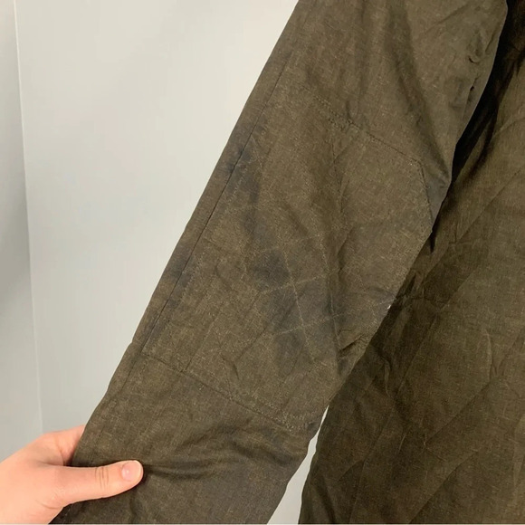 Aritzia Community Parka Jacket Coat Ski Duck Down hemp Recycled Green Small XS - Picture 15 of 16